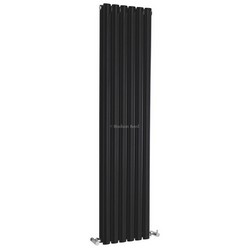 Hudson Reed Revive High Gloss Black Double Designer Radiator | HLB76