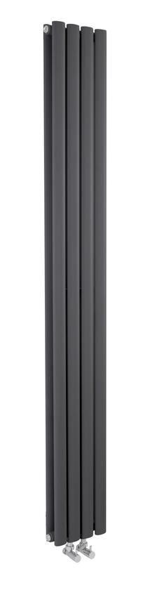 Hudson Reed Revive Double Compact Anthracite Wave Designer Radiator | HRE009
