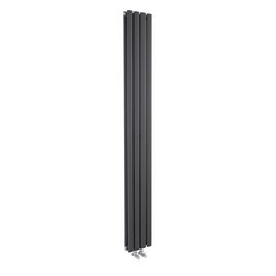 Hudson Reed Revive Double Compact Anthracite Wave Designer Radiator | HRE009