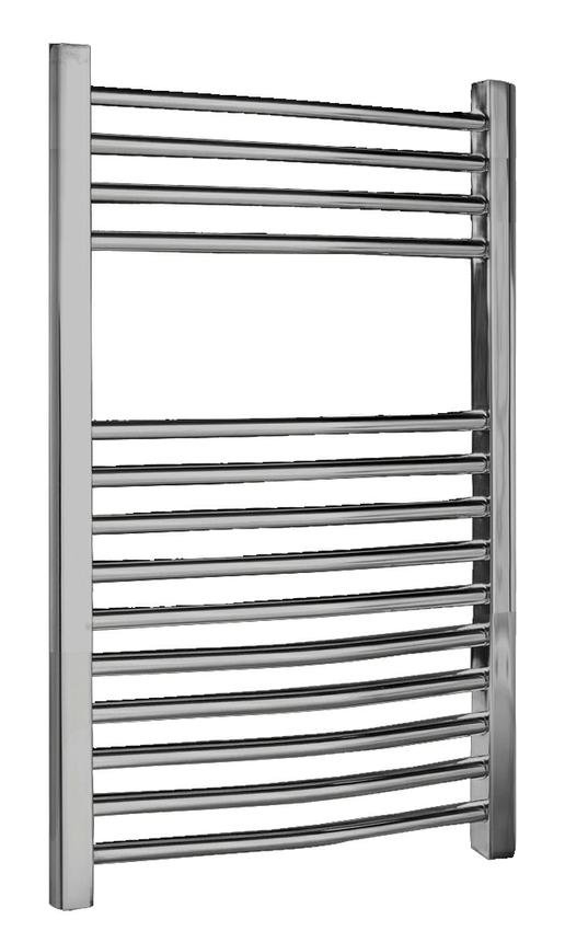 Premier Chrome Curved Ladder Rail Towel Radiator | MTY066