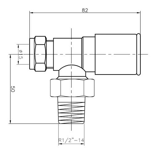 Home of Ultra Modern Radiator Valves - Angled | RV002